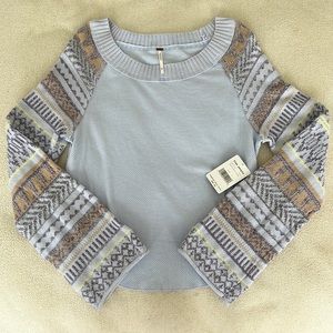 Periwinkle Free People long sleeve
